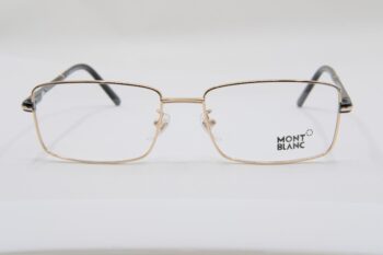 Gọng kính Montblanc Rectangular Eyeglasses Gold/ Black MB578F - gong kinh montblanc rectangular eyeglasses gold black mb578f 5