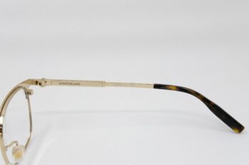 Gọng kính Montblanc Rectangular Matte Brown/Gold/Havana Eyeglasses MB0083OK - gong kinh montblanc rectangular matte browngoldhavana eyeglasses mb0083ok 1