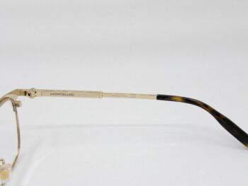 Gọng kính Montblanc Rectangular Matte Brown/Gold/Havana Eyeglasses MB0083OK - gong kinh montblanc rectangular matte browngoldhavana eyeglasses mb0083ok 1 scaled