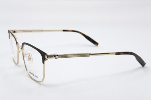 Gọng kính Montblanc Rectangular Matte Brown/Gold/Havana Eyeglasses MB0083OK