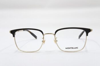 Gọng kính Montblanc Rectangular Matte Brown/Gold/Havana Eyeglasses MB0083OK - gong kinh montblanc rectangular matte browngoldhavana eyeglasses mb0083ok 5