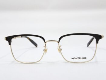 Gọng kính Montblanc Rectangular Matte Brown/Gold/Havana Eyeglasses MB0083OK - gong kinh montblanc rectangular matte browngoldhavana eyeglasses mb0083ok 5 scaled
