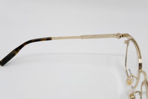 Gọng kính Montblanc Rectangular Matte Brown/Gold/Havana Eyeglasses MB0083OK - Hình ảnh 6