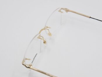 Gọng kính Montblanc Rimless Gold Eyeglasses 00380 - gong kinh montblanc rimless gold eyeglasses 382 scaled