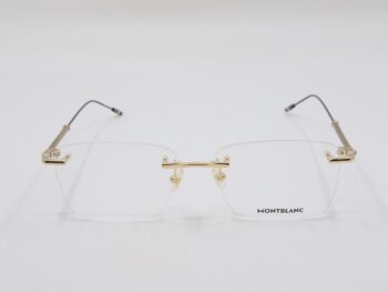 Gọng kính Montblanc Rimless Gold Eyeglasses 00380 - gong kinh montblanc rimless gold eyeglasses 384 scaled