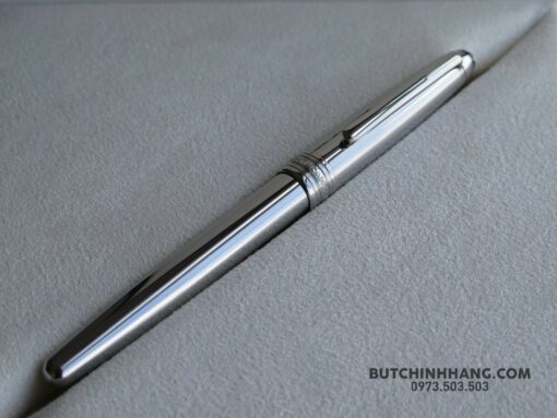 Bút Montblanc Meisterstück Solitaire Stainless Steel Fountain Pen - Image 2