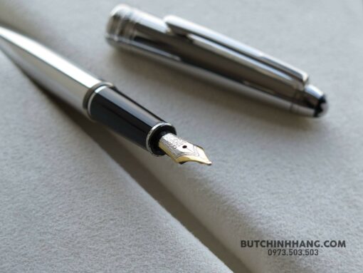 Montblanc Meisterstück Solitaire Stainless Steel Fountain Pen