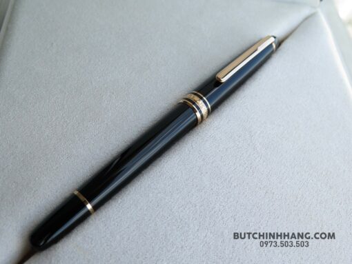 Bộ set bút Montblanc Meisterstuck Classique Red Gold-coated Rollerball Pen – Ví namecard - Hình ảnh 3