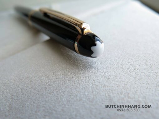 Bộ set bút Montblanc Meisterstuck Classique Red Gold-coated Rollerball Pen – Ví namecard - Hình ảnh 5