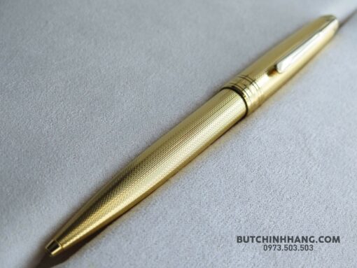 Bút Montblanc Meisterstuck Solitaire Gold Plated Barley Ballpoint Pen - Hình ảnh 4
