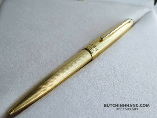 Bút Montblanc Meisterstuck Solitaire Gold Plated Barley Ballpoint Pen