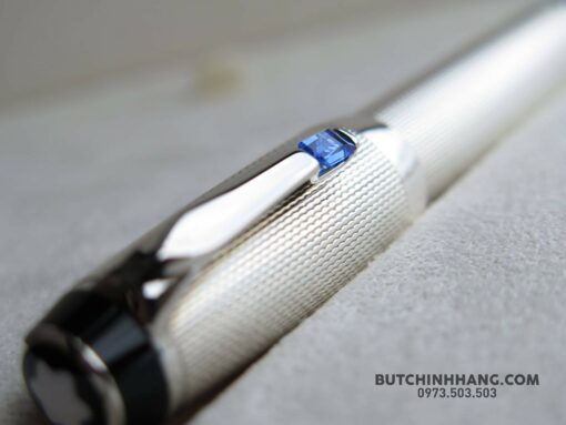 Bút Montblanc Boheme Silver Bleu Fountain Pen - Hình ảnh 7