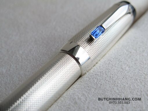 Bút Montblanc Boheme Silver Bleu Fountain Pen - Hình ảnh 3