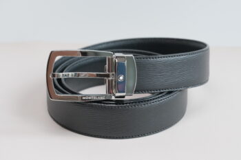 Thắt lưng Montblanc Trapeze Shiny Stainless Steel Pin Buckle Belt 116706  – 3cm Thắt lưng Montblanc Mới Nguyên Hộp