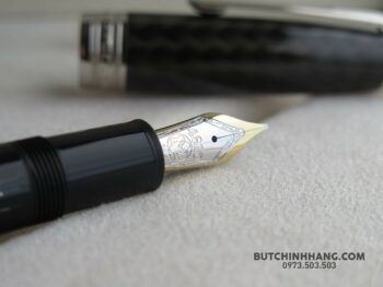 Bút Montblanc Meisterstuck Carbon & Steel Legrand Fountain Pen 23546 - but montblanc meisterstuck carbon amp steel legrand fountain pen 23546