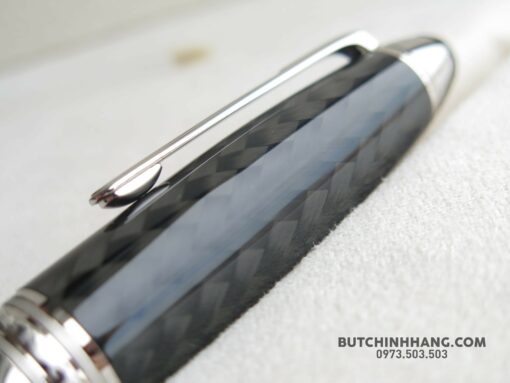 Bút Montblanc Meisterstuck Carbon & Steel Legrand Fountain Pen 23546 - Hình ảnh 5