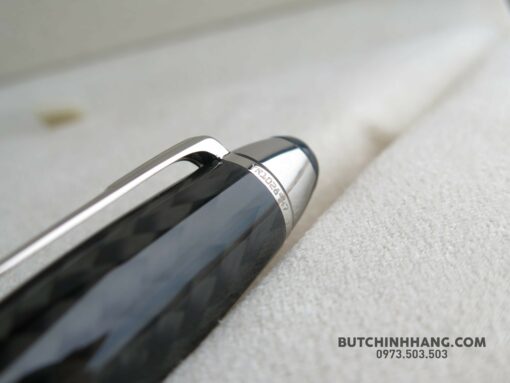 Bút Montblanc Meisterstuck Carbon & Steel Legrand Fountain Pen 23546 - Hình ảnh 4
