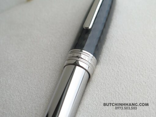 Bút Montblanc Meisterstuck Carbon & Steel Legrand Fountain Pen 23546 - Hình ảnh 3