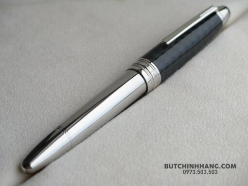 Bút Montblanc Meisterstuck Carbon & Steel Legrand Fountain Pen 23546 - Hình ảnh 2