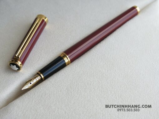 Bút Montblanc Noblesse Oblige Gold Plate Red Resin Fountain Pen 15150
