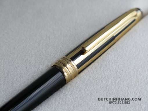Bút Montblanc Meisterstuck Solitaire Doue Gold & Black Rollerball Pen 35989