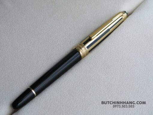 Bút Montblanc Meisterstuck Solitaire Doue Gold & Black Rollerball Pen 35989 - Image 2