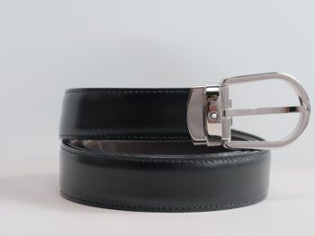 Thắt lưng Montblanc Classic Line Platinum Belt 38157  - 3cm