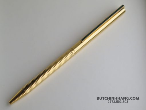 Bút S.T Dupont Classique Silver 925 Gold Plated BallPoint Pen Bút Montblanc cũ Bút Bi Xoay Montblanc