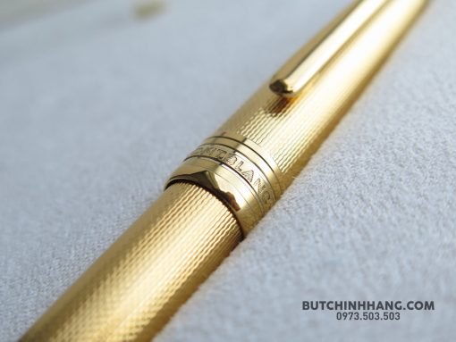 Bút Montblanc Meisterstuck Solitaire Gold Plated Barley Fountain Pen
