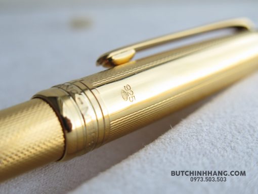 Bút Montblanc Meisterstuck Solitaire Gold Plated Barley Fountain Pen Montblanc Solitaire Bút Máy Montblanc 4