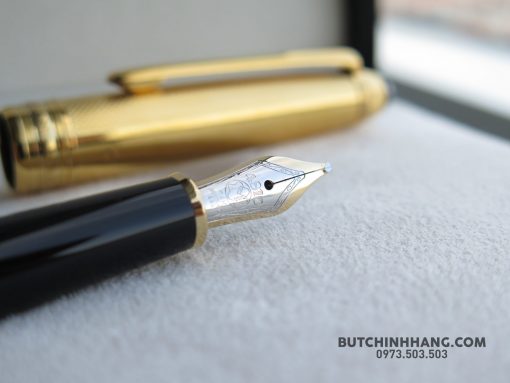 Bút Montblanc Meisterstuck Solitaire Gold Plated Barley Fountain Pen Montblanc Solitaire Bút Máy Montblanc 6