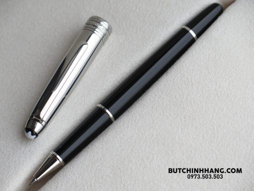 Bút Montblanc Meisterstuck Solitaire Doue Stainless Steel Rollerball Pen