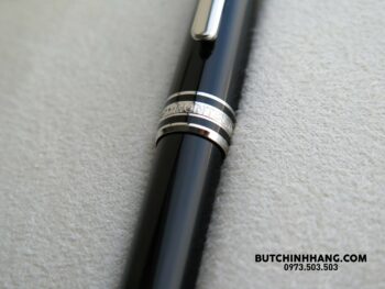 Bộ set bút Montblanc Meisterstuck Classique Platinum Coated Rollerball Pen – Bao Da 112514 - but montblanc meisterstuck classique platinum plated rollerball pen 2