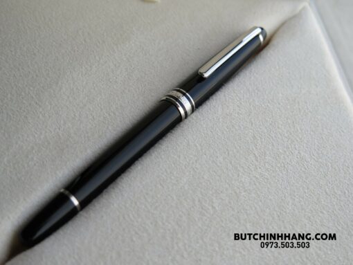 Bộ set bút Montblanc Meisterstuck Classique Platinum Coated Rollerball Pen – Bao Da 112514 - Image 3
