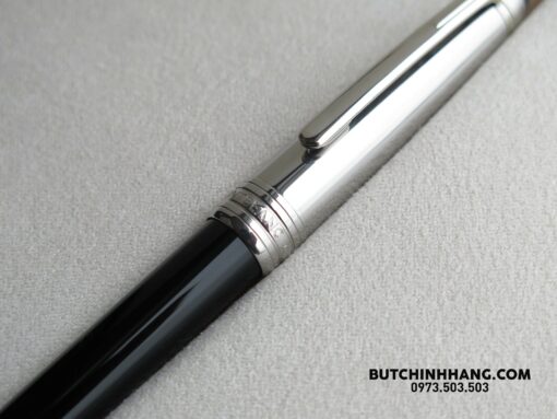 Bút Montblanc Meisterstuck Solitaire Doue Stainless Steel Rollerball Pen 23363 - Image 4
