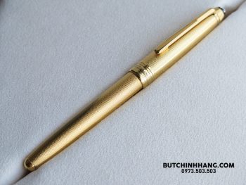 Bút Montblanc Solitaire Steel Gold Plated Barley Corn Rollerball Pen 1635 Montblanc Solitaire Bút Bi Nước Montblanc 2