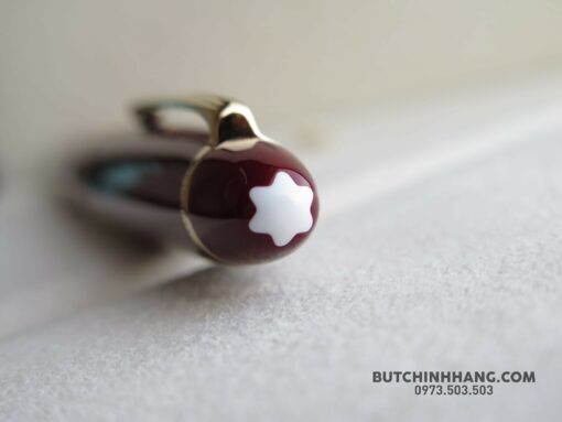 Bút Montblanc Meisterstuck 146 Legrand Burgundy Fountain Pen - Hình ảnh 4