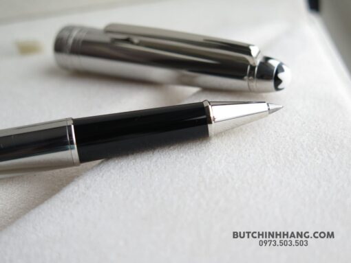Bút Montblanc Meisterstuck Solitaire Stainless Steel Rollerball Pen - Image 6