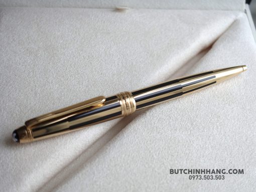 Bút Montblanc Meisterstuck Solitaire Gold & Black Ballpoint Pen