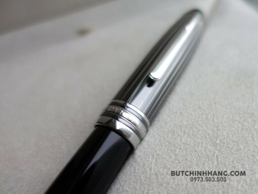 Bút Montblanc Meisterstuck Black and White Solitaire Doue Legrand Fountain Pen - Image 5
