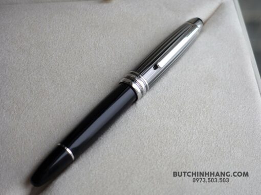 Bút Montblanc Meisterstuck Black and White Solitaire Doue Legrand Fountain Pen - Image 2