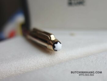 Montblanc Meisterstuck Solitaire Gold & Black Ballpoint Pen - but montblanc meisterstuck solitaire gold amp black ballpoint pen 1