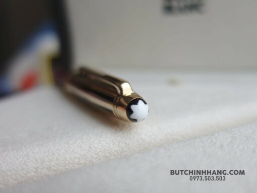 Bút Montblanc Meisterstuck Solitaire Gold & Black Ballpoint Pen - Image 3