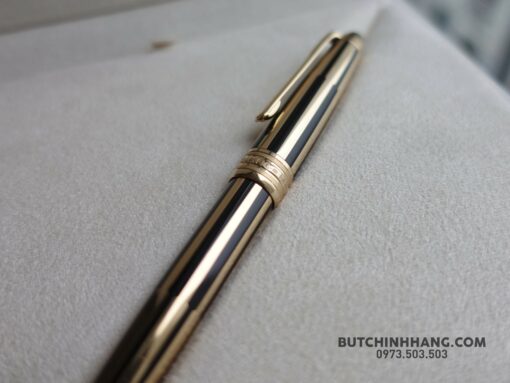 Bút Montblanc Meisterstuck Solitaire Gold & Black Ballpoint Pen - Image 2