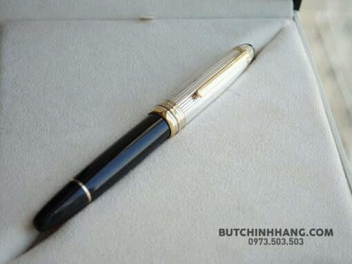 Bút Montblanc Meisterstuck Solitaire Legrand Doue Silver Vermeil Rollerball Pen - Hình ảnh 2