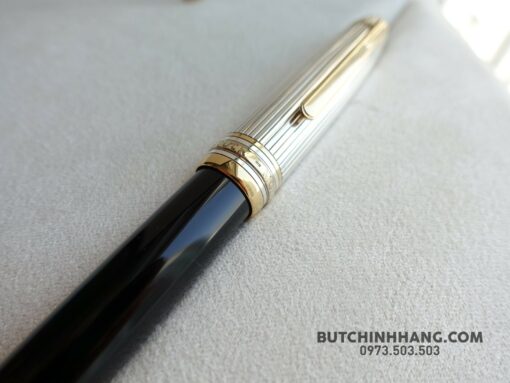 Bút Montblanc Meisterstuck Solitaire Legrand Doue Silver Vermeil Rollerball Pen - Hình ảnh 3