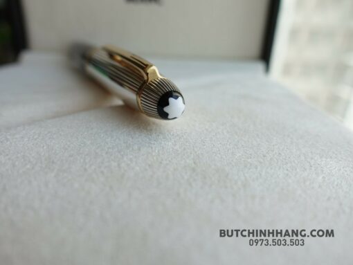 Bút Montblanc Meisterstuck Solitaire Legrand Doue Silver Vermeil Rollerball Pen - Hình ảnh 4