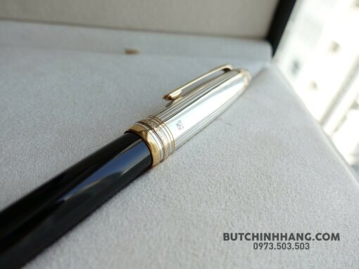 Bút Montblanc Meisterstuck Solitaire Legrand Doue Silver Vermeil Rollerball Pen - Hình ảnh 5