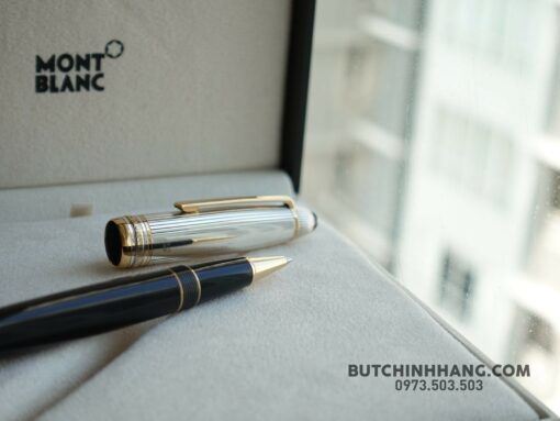 Bút Montblanc Meisterstuck Solitaire Legrand Doue Silver Vermeil Rollerball Pen - Hình ảnh 7