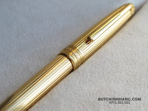 Bút Montblanc Meisterstuck Solitaire Silver Gold Plated Vermeil BallPoint Pen